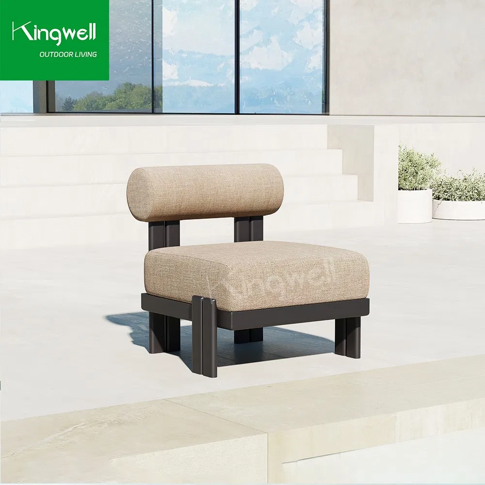 Kingwell Garden Patio Furniture Sofa Aluminium Outdoor Lounge Sofa Set