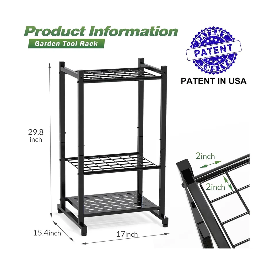 Heavy Duty Steel Garden Tool Stand 4