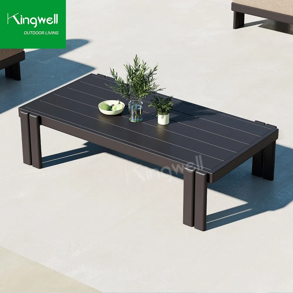 Kingwell Garden Patio Furniture Sofa Aluminium Outdoor Lounge Sofa Set