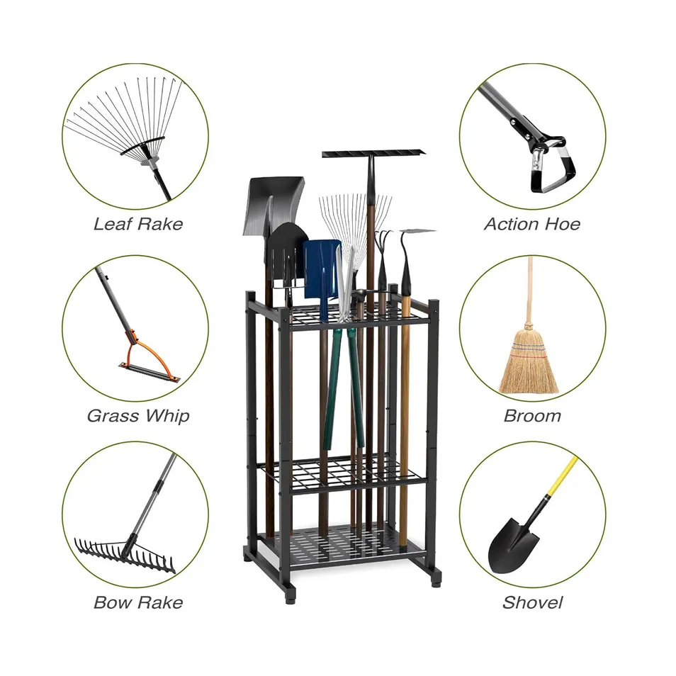 Heavy Duty Steel Garden Tool Stand 2