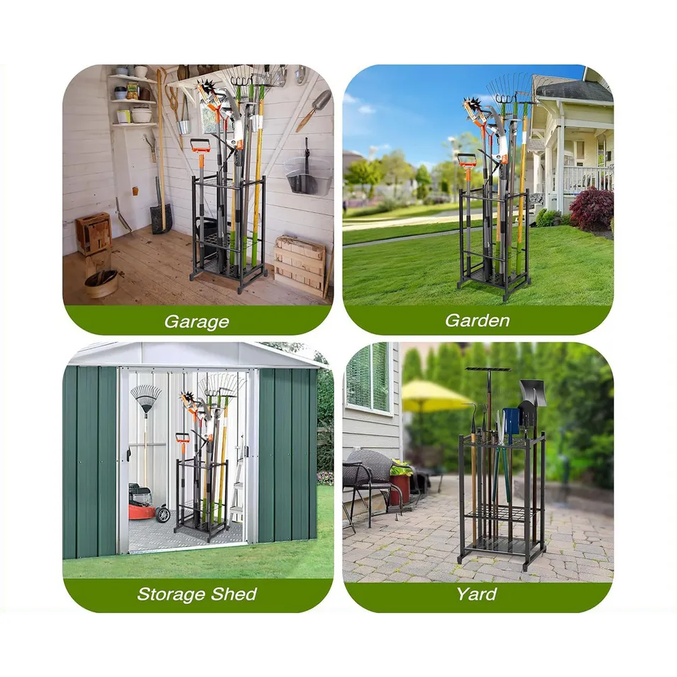 Heavy Duty Steel Garden Tool Stand 3