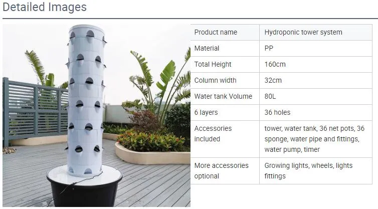 Vertical Growing Tower System