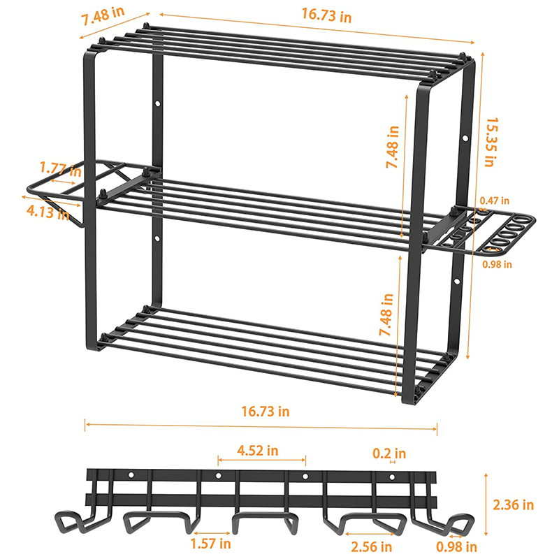 3 Layer Power Tool Organizers and Storage Tool Square Hole The Rack Garden Hsk Tool Rack Multifix Holder Drill Bit Holder Sets Power Tool Organizer