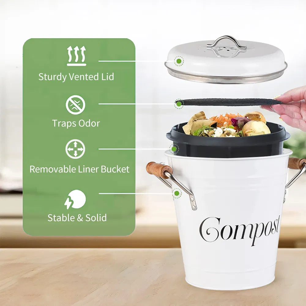 Kitchen Compost Bin View 1