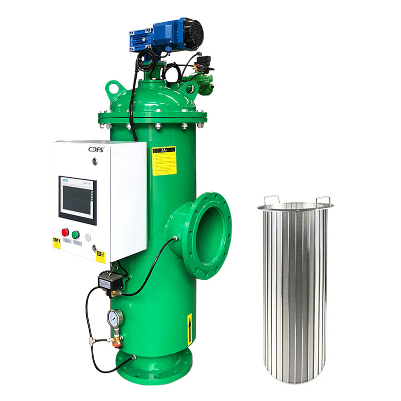 Industrial Water Treatment Filter SS304/316 Stainless Steel Housing Vertical Automatic Self Cleaning Filter for Waste Water/Irrigation/Seawater Desalination