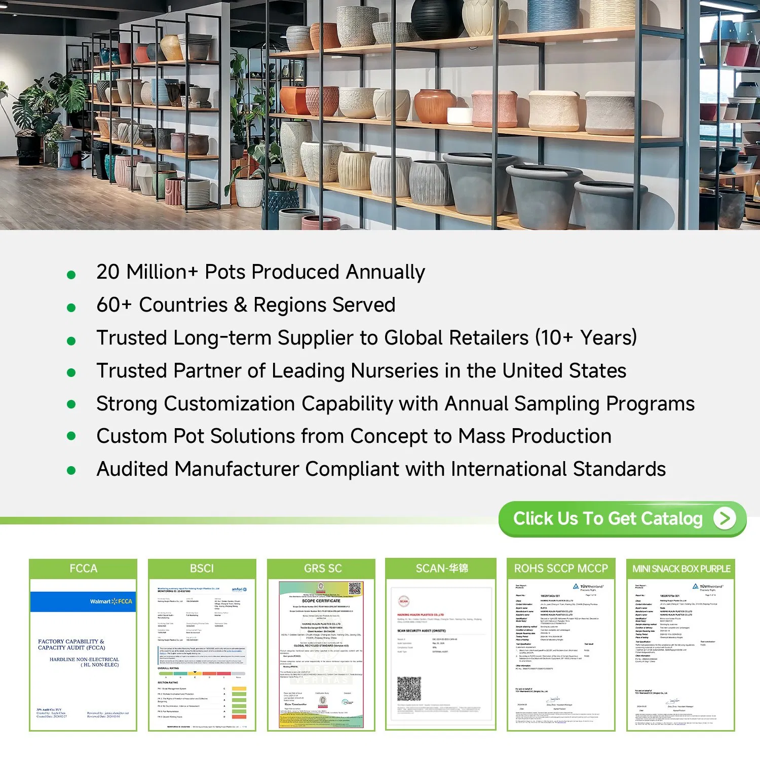Eco Friendly Square Plastic Seeding Pot Garden Seed Starting with Tray