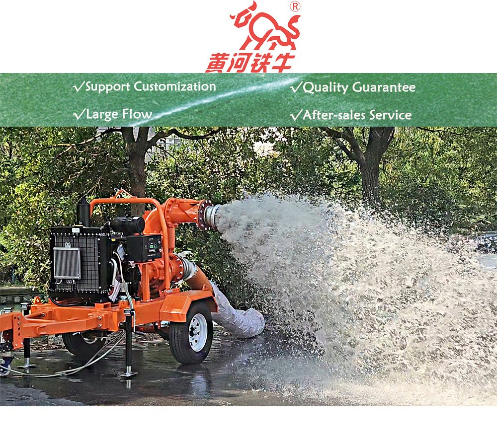 High Quality Diesel Engine Irrigation Pump Truck Portable Customize for Wastewater Disposal