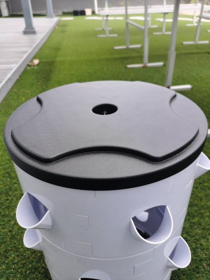 Vertical Growing Tower System Indoor Balcony Mini Growing Tower Kit