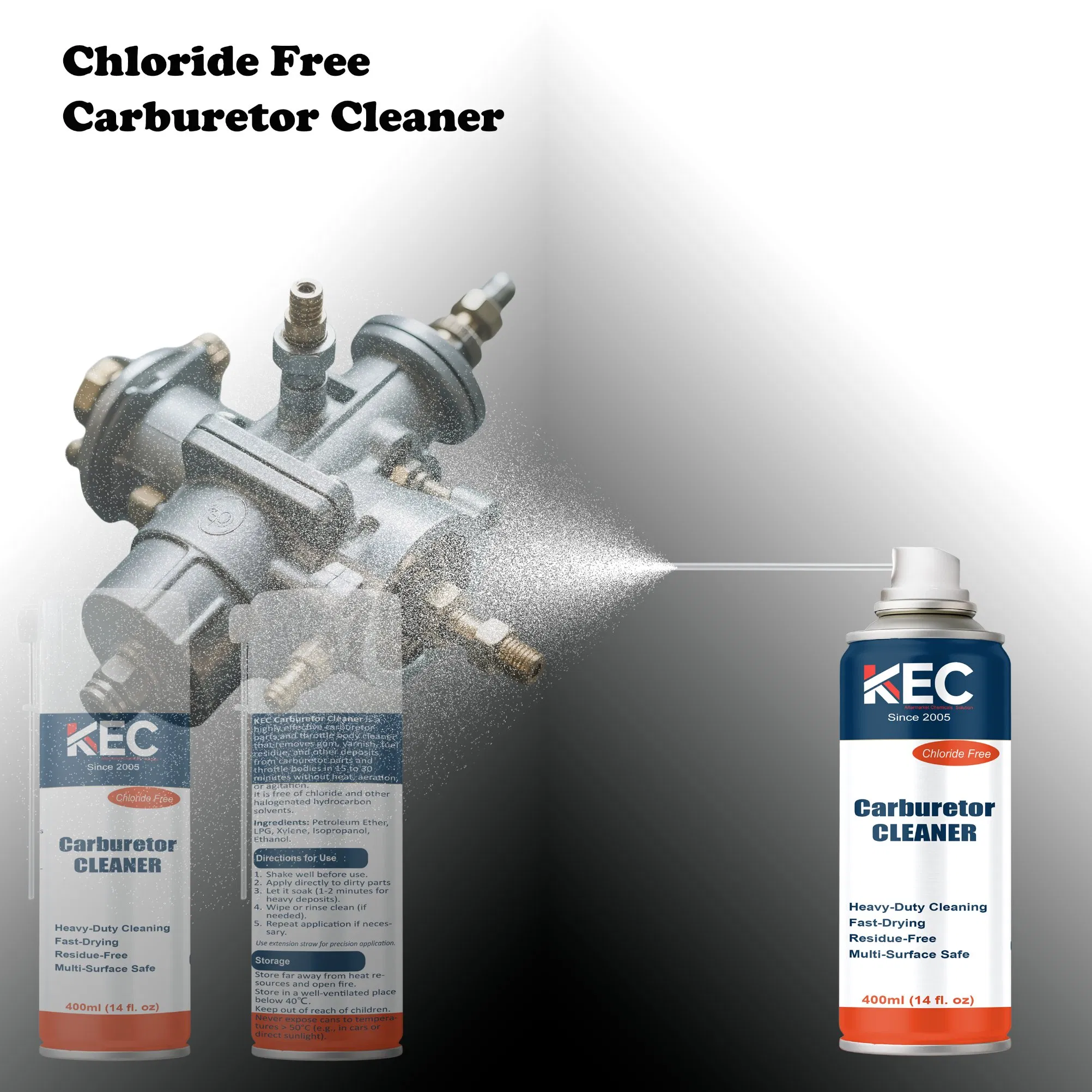 High-Performance Straw Cap Spray Choke Cleaner for Car Care and Maintenance