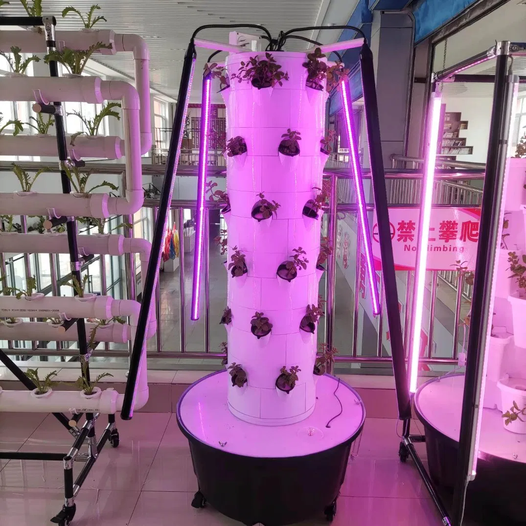 Vertical Growing Tower System Indoor Balcony Mini Growing Tower Kit