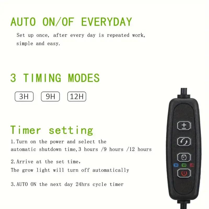 OEM Factory Three-Head Clip-on LED Grow Liqht Indoor Plant Growth Seed Starting Red Blue Hydroponic Lighting for Blooming