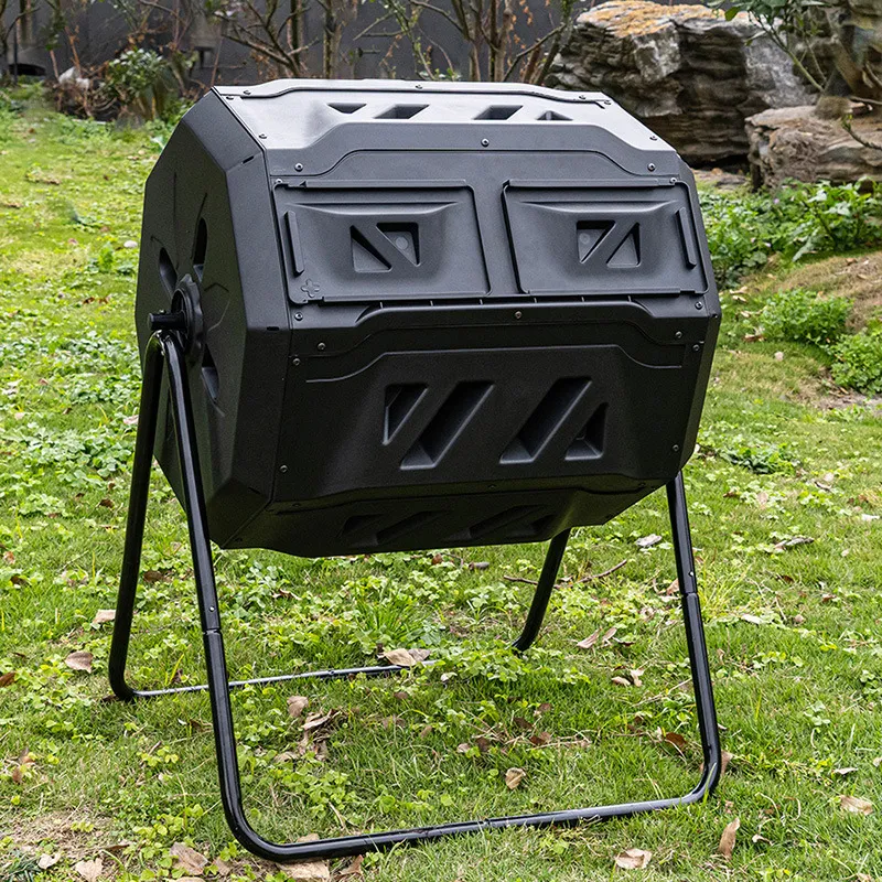 Outdoor Garden Pot Mover Waste Bin 1