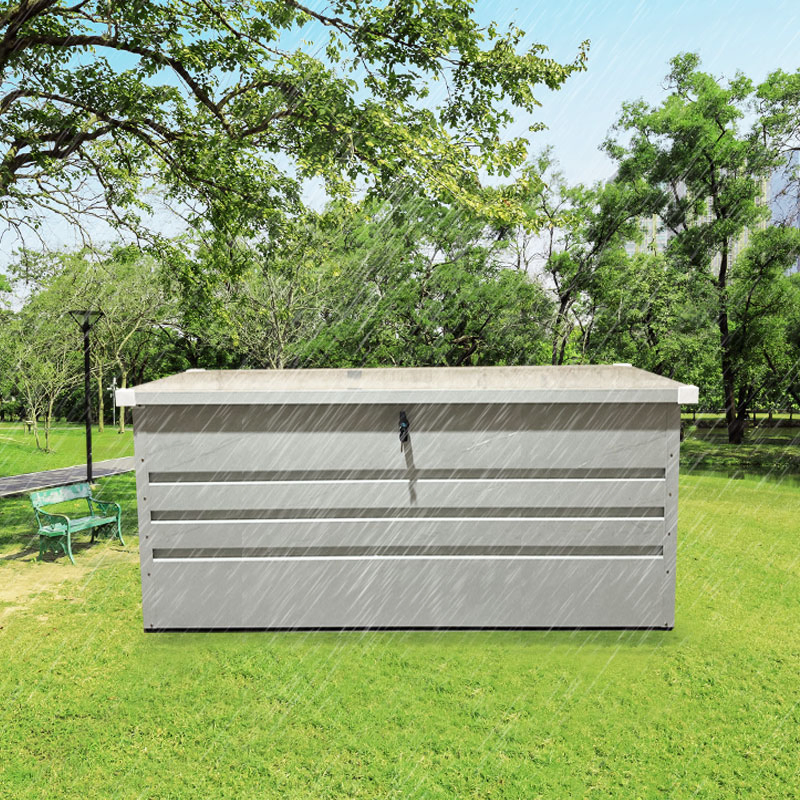 Huiding Waterproof Outdoor Storage Box Outside Garden Storage Bench 400L/600L