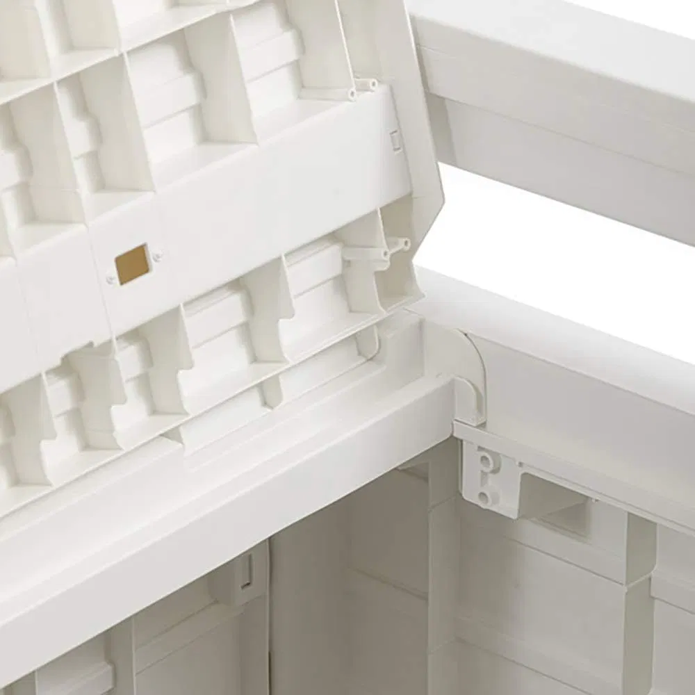 Outdoor OEM ODM Customized Anti-UV 270 Litre Plastic Chest Storage Benches with Seat