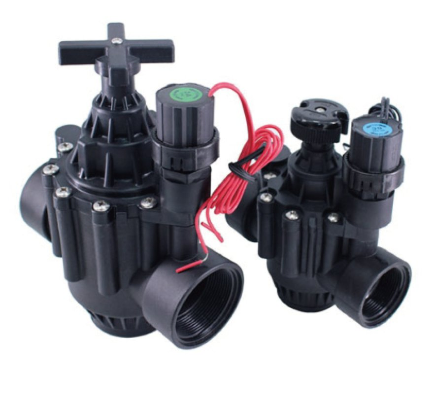 1'' 1/2'' Drip Black Smart Standard Nylon PVC Solenoid Irrigation Agricultural Valve