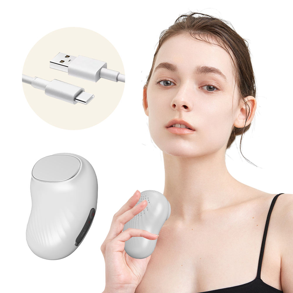 portable tightening cold cryo therapy skin facial anti-aging machine face massager hot and cool