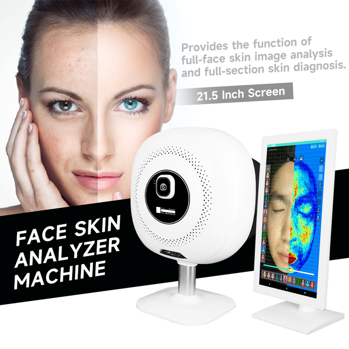 High Quality Portable Facial Analysis Skin Monitor Analyzer Tester 3D Digital Skin Analyzer Machine