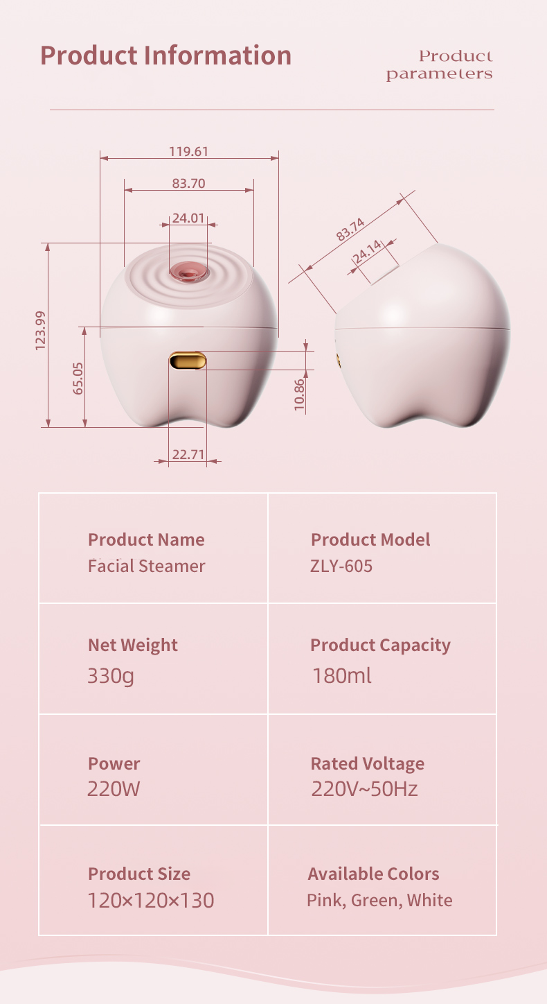 Electric Portable Facial Steamer - Benefits
