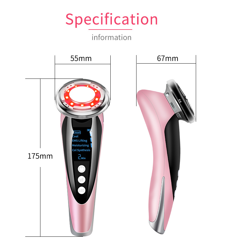 Microcurrent Facial Device Hot and Cold Beauty Equipment Facial Massager for Skin Care Multifunctional Facial Massager
