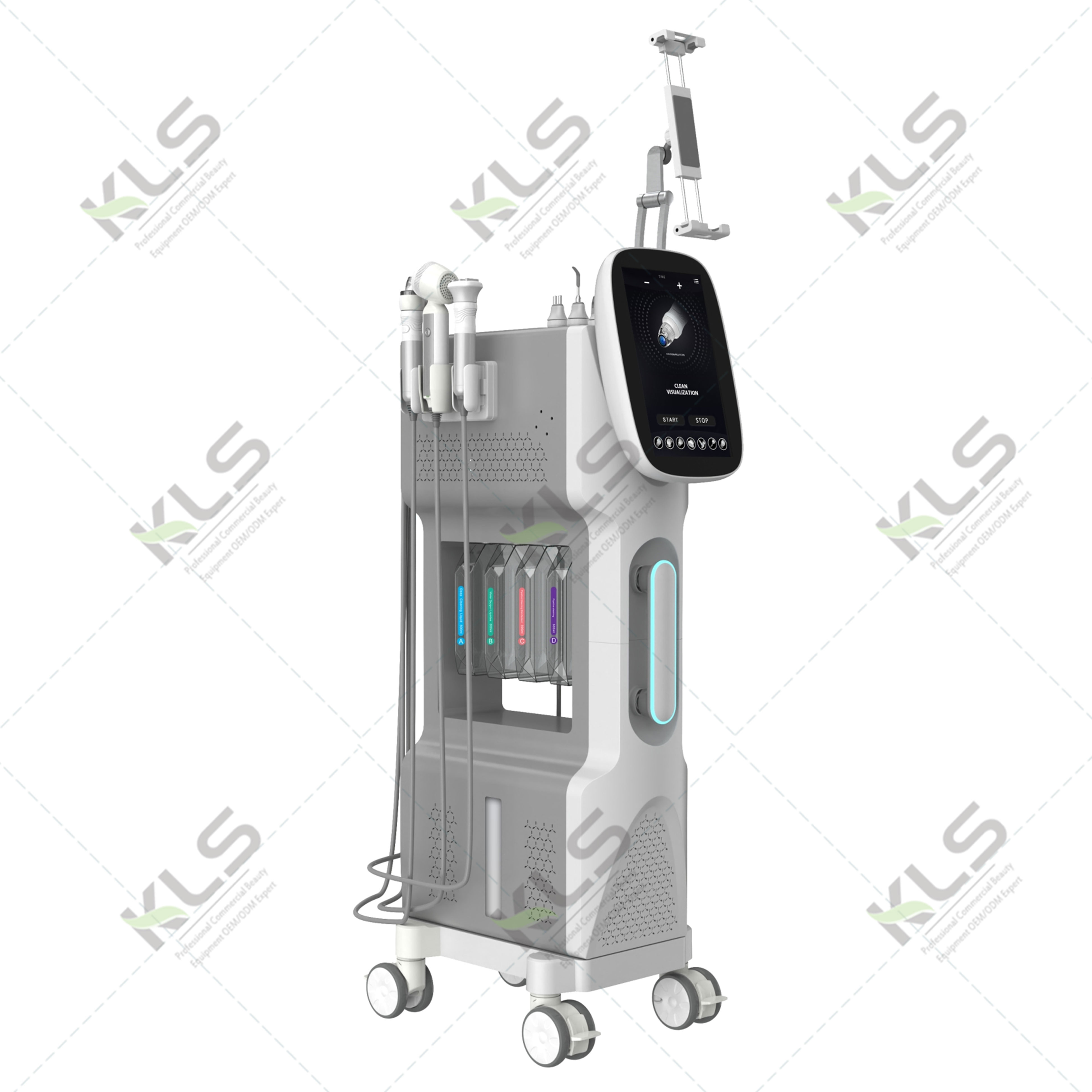 Factory Price 10 in 1 Hydrodermabrasion Beauty Equipment OEM All-Black Professional Hydra Skincare Facial Machine for Med Spa