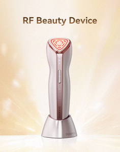 Customizable RF &amp; EMS Waterproof Handheld Skin Tightening Device Red/Yellow LED Lights for Face Hands Armpit Beauty Treatment