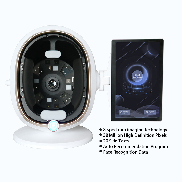 Professional Facial Ai Analyzer 3D Facial Skin Analyzer Mirror Analyzer Machine Skin Color for Beauty Salon