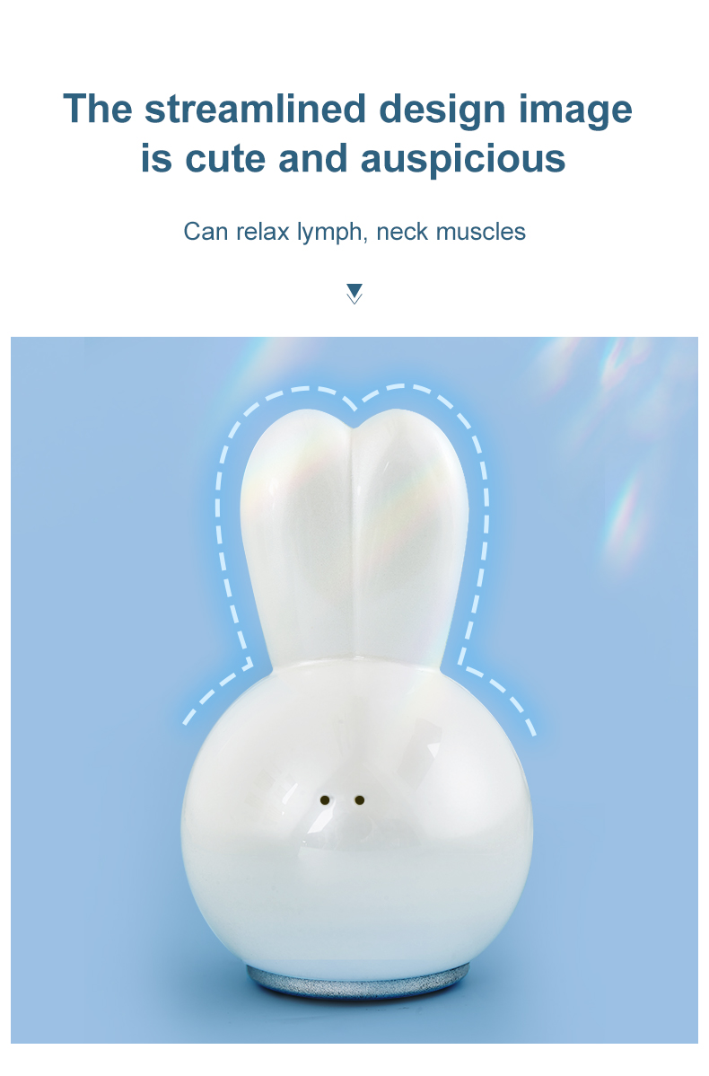 Handheld Cute Rabbit Cryo Facial Machine Freezing Facial Tool Cooling Gadget Mini Ice Globe Cryo Skin for Gift