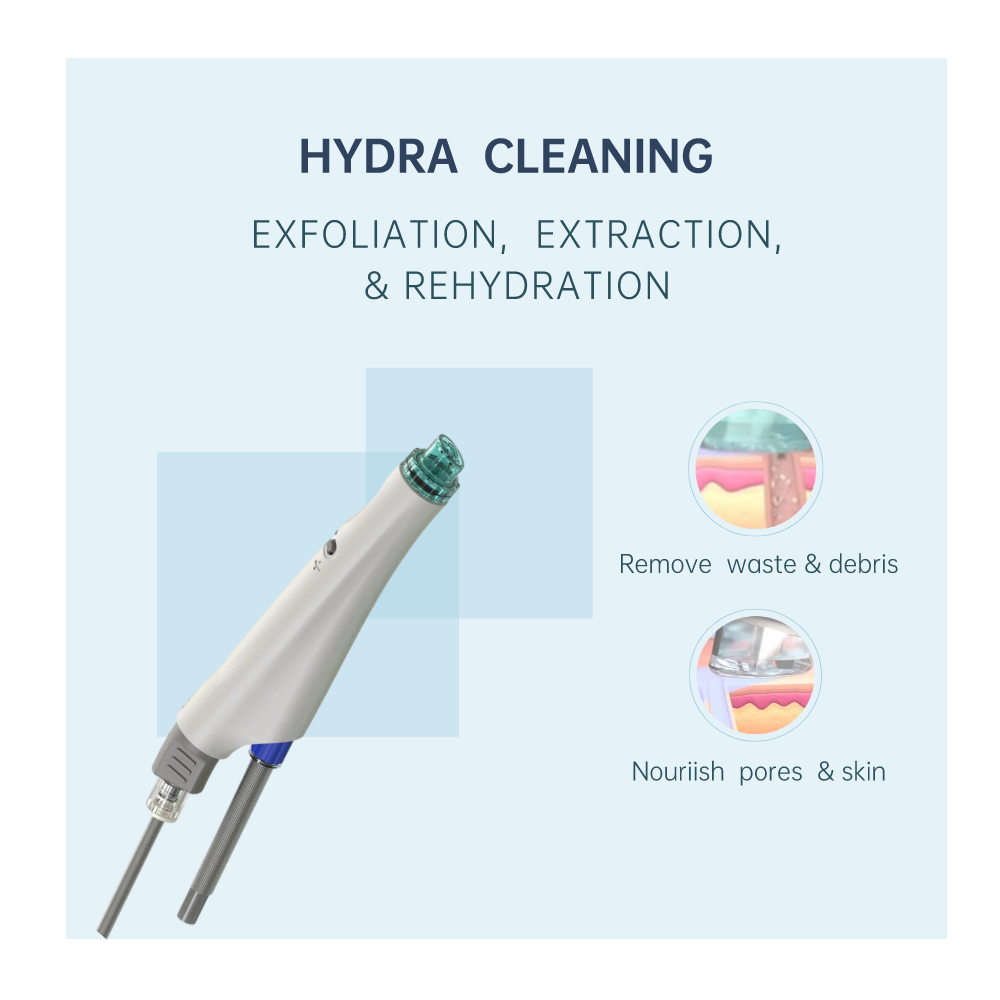 Top Selling HydraliftEP Facial Cleaning Aqua Peeling Machine Dermabrasion Rejuvenation Vacuum EMS Technology Skin Care Machine