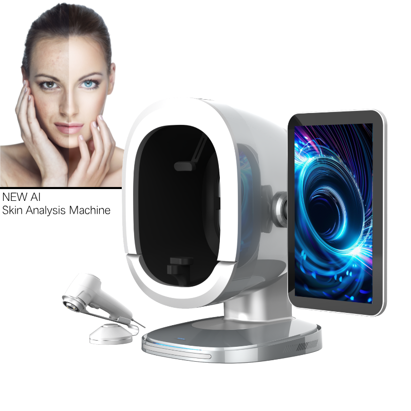 Newest 3D AI Intelligent Skin Analyzer Face Scanner Skin Analysis Machine Facial Tester Scanner Support 19 Languages