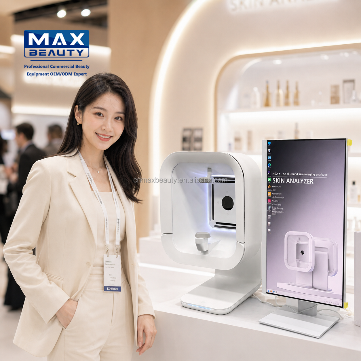 AI 3D Skin Analysis Machine Facial Skin Analyzer Face Scanner Skin Analyzer For Beauty Salon