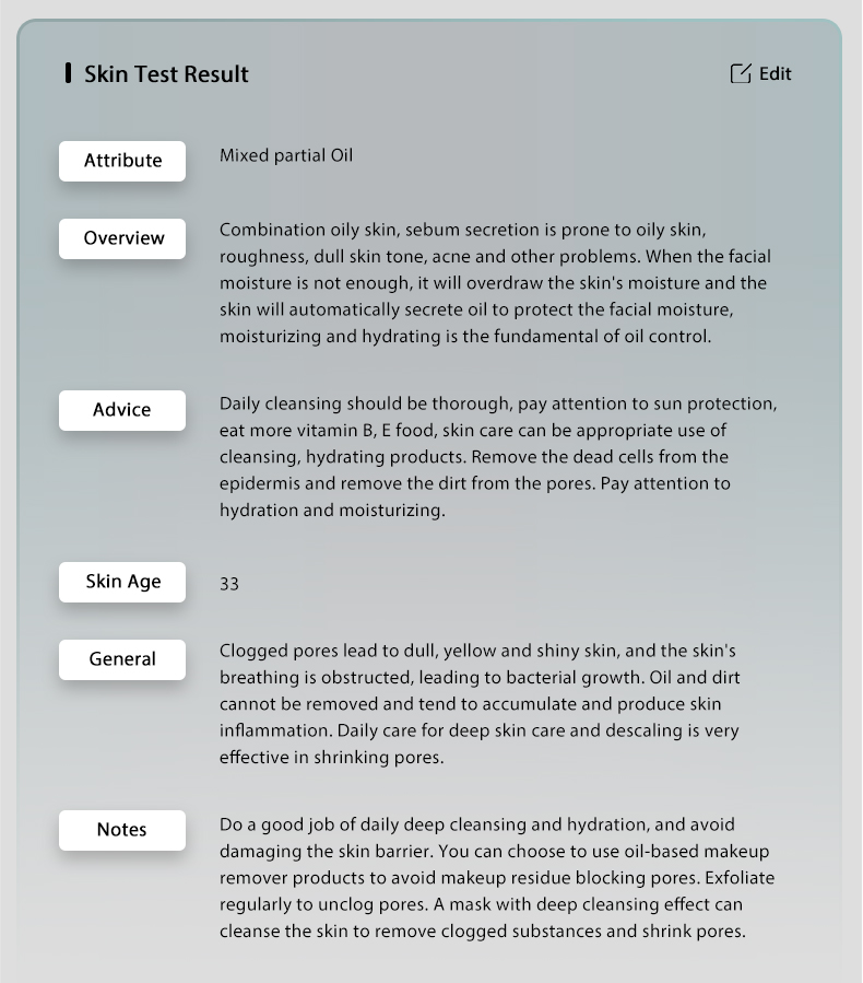 Skin detection interface 2