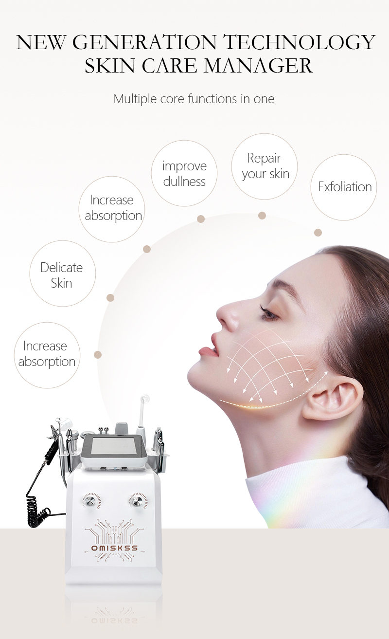 Bestseller Skin Cleansing 9 In 1 Oxygen Spray Hydro Dermabrasion Face Care Small Bubble Device Kit Hydro Water Jet Peel Machine