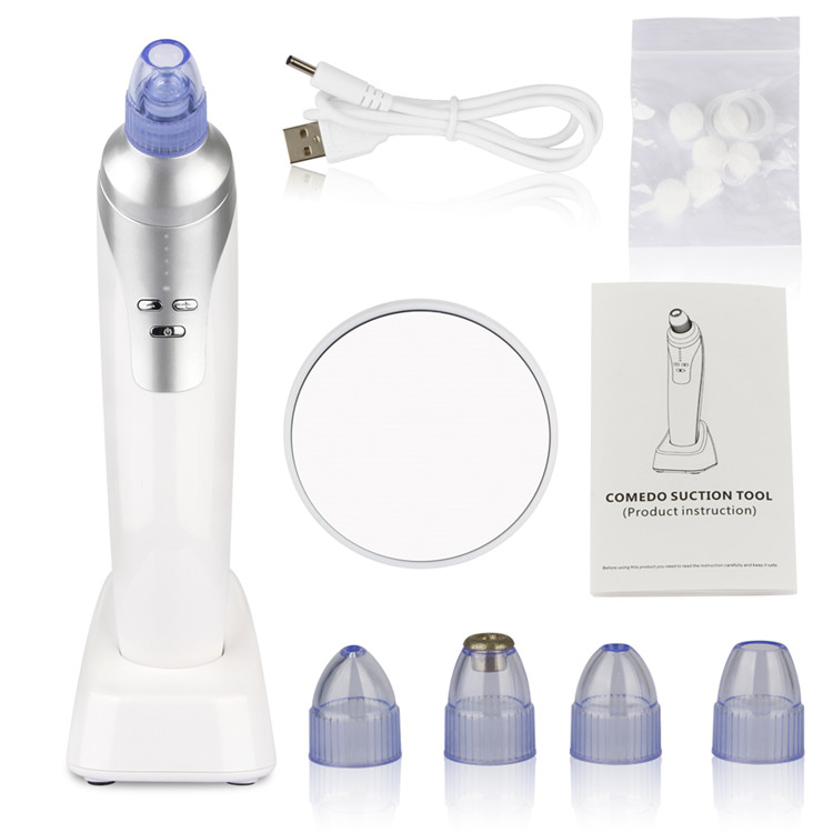 Vacuum Cleaner Pores Blackhead Remover Acne Pimple Removal Vacuum Suction Tool Face Clean Facial Diamond Dermabrasion Machine 5W