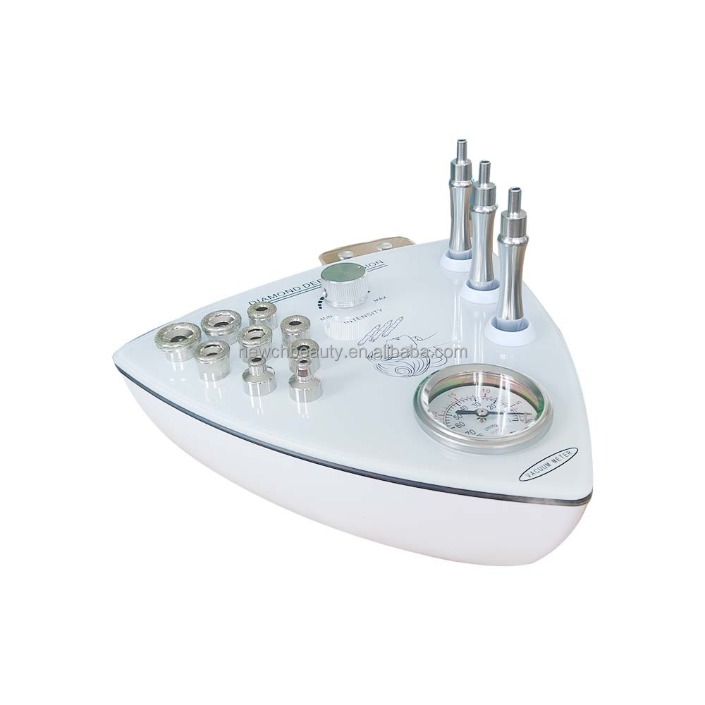 Suction Face Massage Diamond Microdermabrasion Machine Vacuum Blackhead Remover &amp; Pores Cleaning Beauty Device