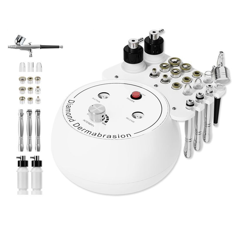 Au-109L Multifunctional 4 in 1 Vacuum Face Cleaning Korea Facial Skin Scrubber Spray Gun Microdermabrasion Machine
