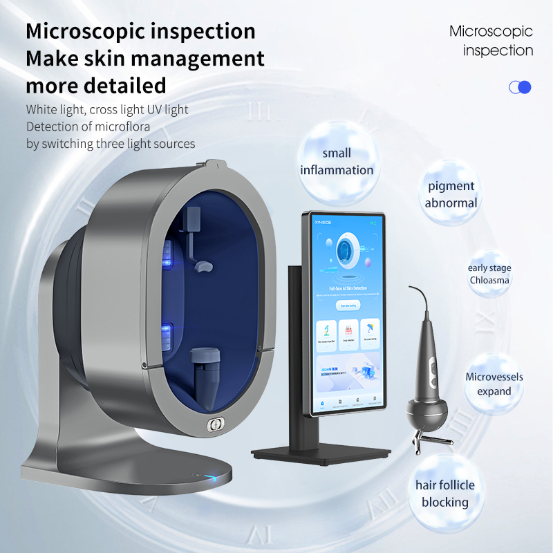 2 in1 Face Scalp All-roundimage Analysis Face Analysis Salon Use Facial Beauty Equipment Ai Medical Hair Scalp Analyzer