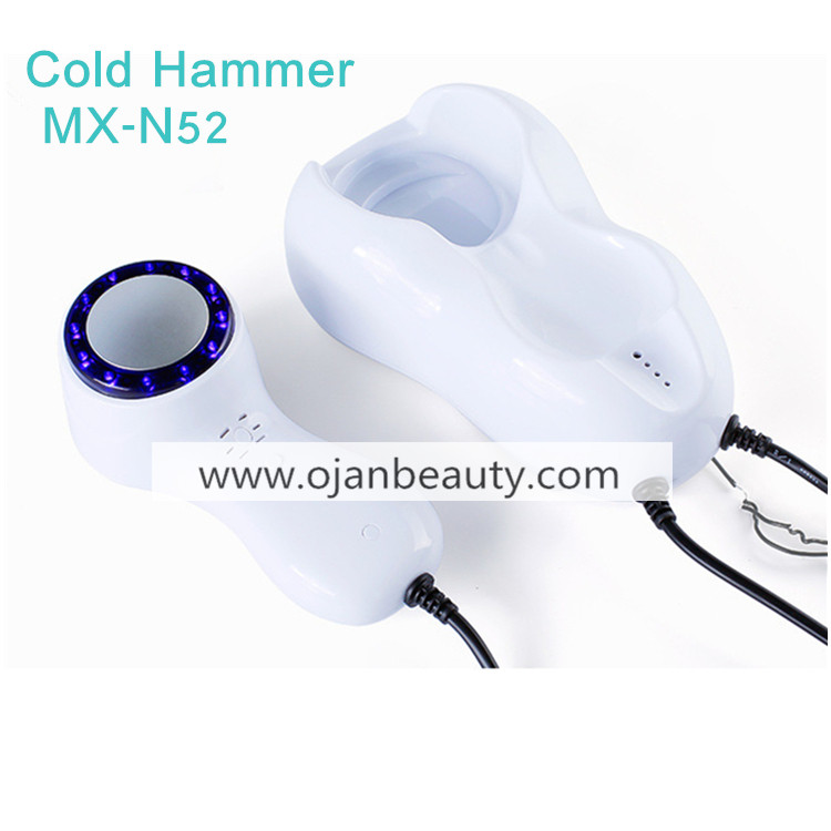 Cryo Facial Skin Cool Cryo-electroporation Beauty Machine/hot Cold Hammer Anti Aging Devices