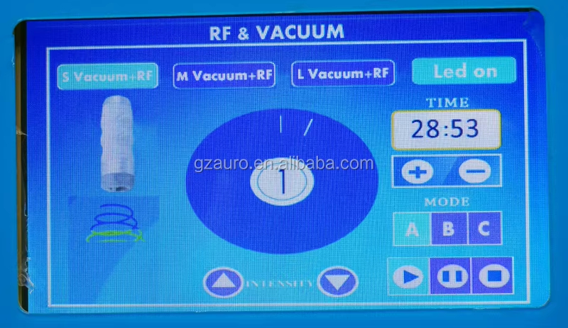 Auro Face and Neck Lifting Vacuum RF Cupping Fatigue Relieve Heating Massager Lymphatic Massage Machine