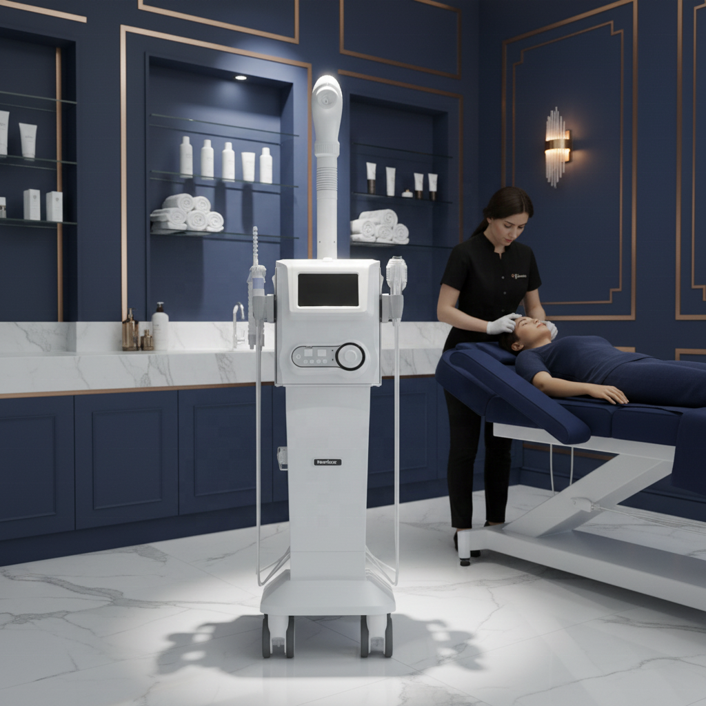 NewFace CE FCC UCKA RoHS Oxygen Infusion Cold and Hot Hammer Cryotherapy 9 in 1 Professional Hydra Oxygen Spray Facial Machine