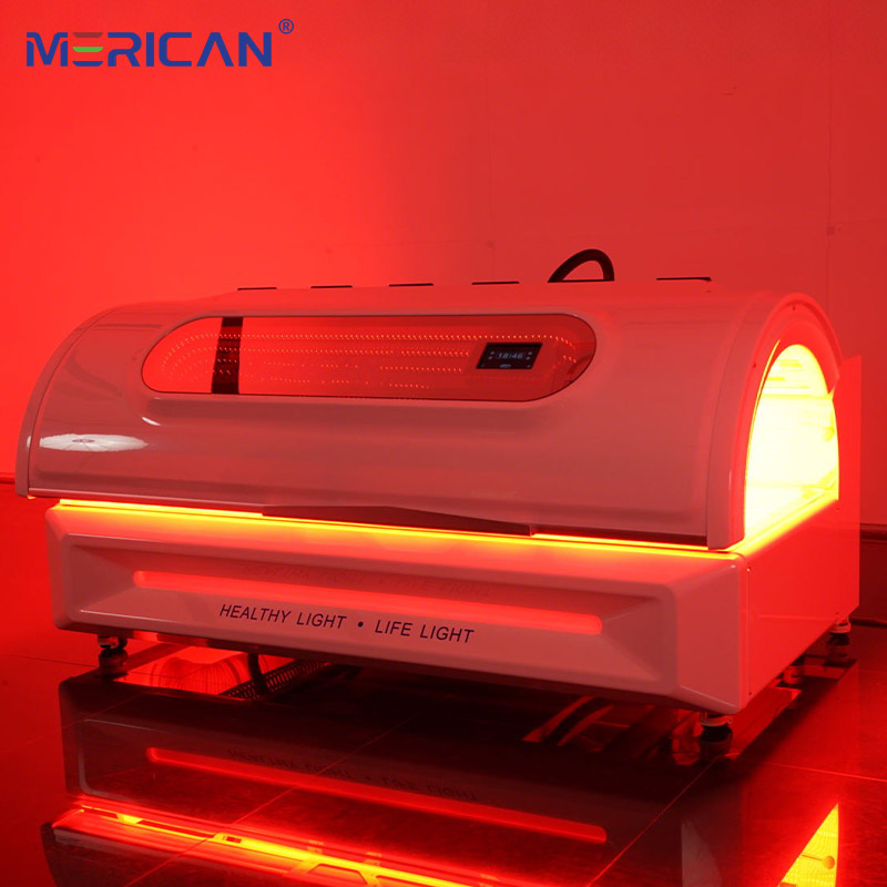 Merican Full Body Red LED Infrared Light Therapy Bed For Beauty Salon And Spa Care