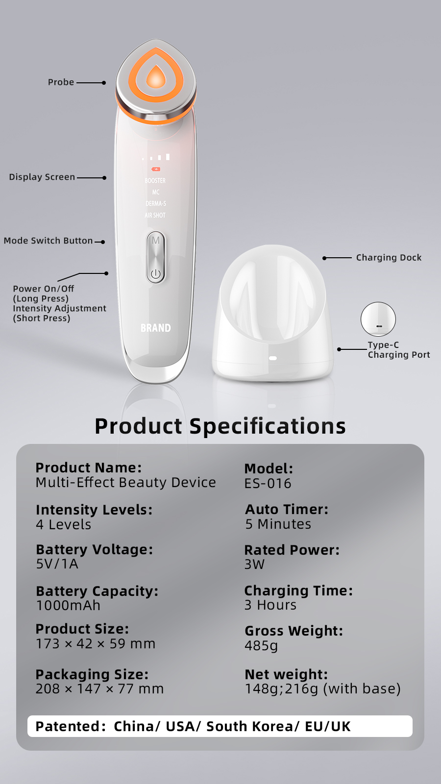 Multi-Effect Beauty Device Application Scenario