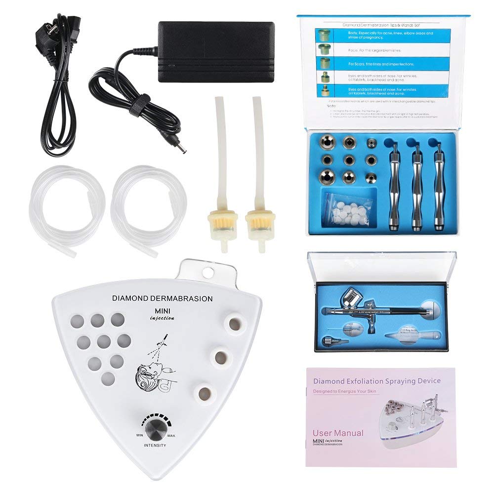 Desktop 2-in-1 Vacuum Diamond Microdermabrasion Pore Cleansing Machine Skin Rejuvenation Eye Care All Skin IT/AU Compatible