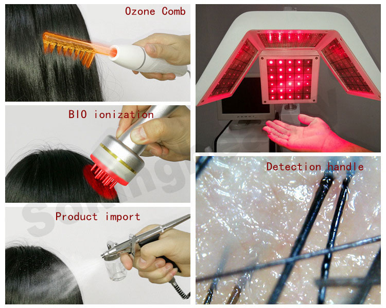 2025 Multifunction Hair Follicle Stimulating Head Massage Hair Regrowth Treatment Scalp Analysis Machine