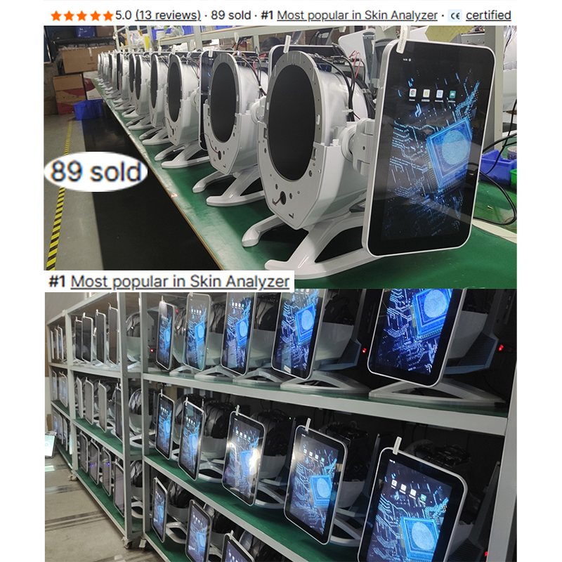 Wood Lamp Skin Analyzer Machine Facial Diagnostic Instrument Facial Moisture Test Facial Analysis 3d Skin Analysis Machine
