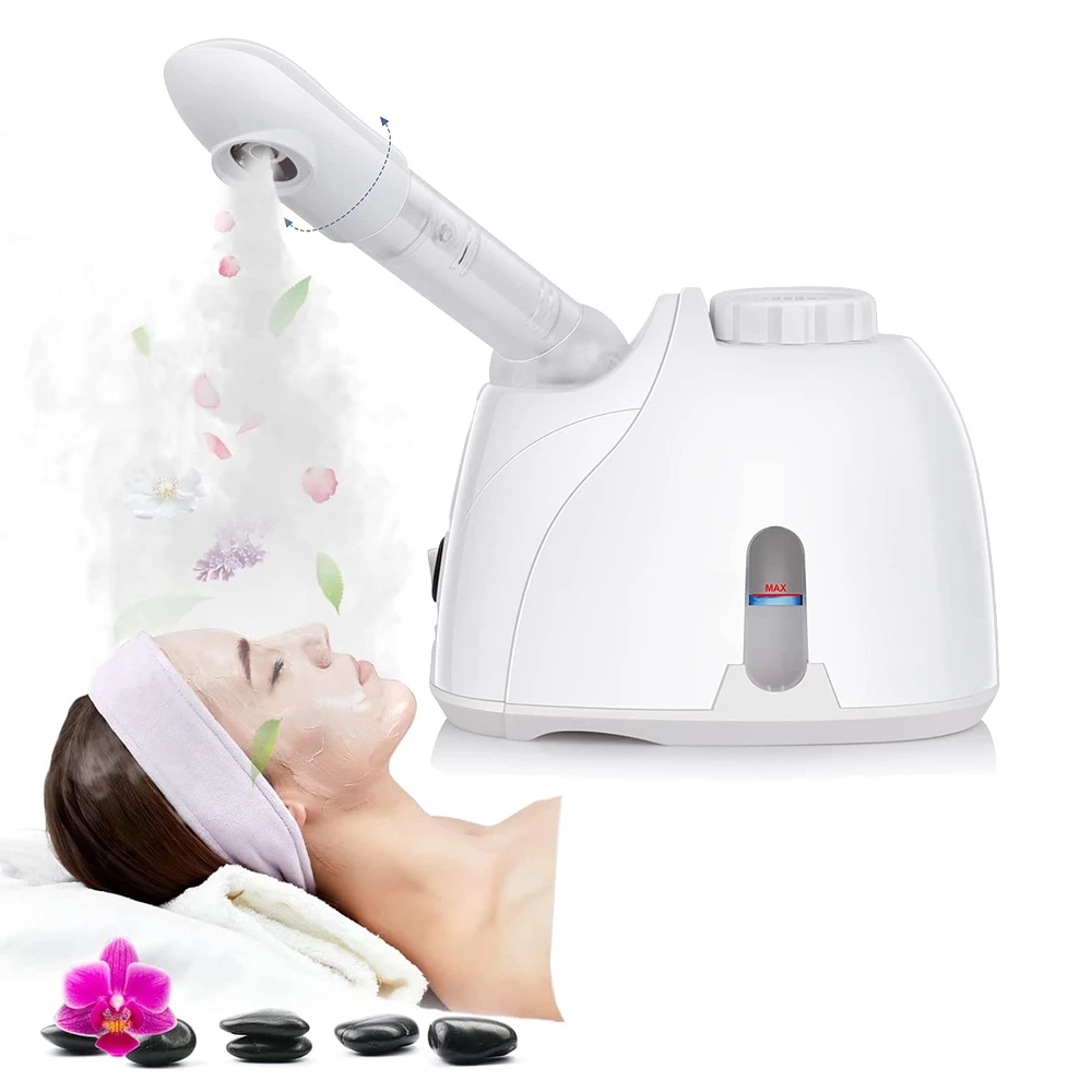 XBH Cuotom Logo Wholesale Home Skin Nano Ionic Spa Portable Professional Face Nose Steam Inhaler Machines Facial Steamer
