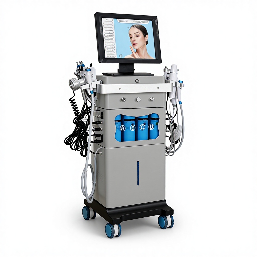 Promotion 18 in 1 Hydro Dermabrasion Facial Machine Oxygen Jet Vacuum Hydrating Touch Screen Commercial Use Skin Cleansing