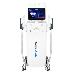 Small Stainless Steel 2in1 EMS Machine 4 Panels RF Heating Side Massage TENS Device Electric Health OEM Brand Model OMG-CLS0039