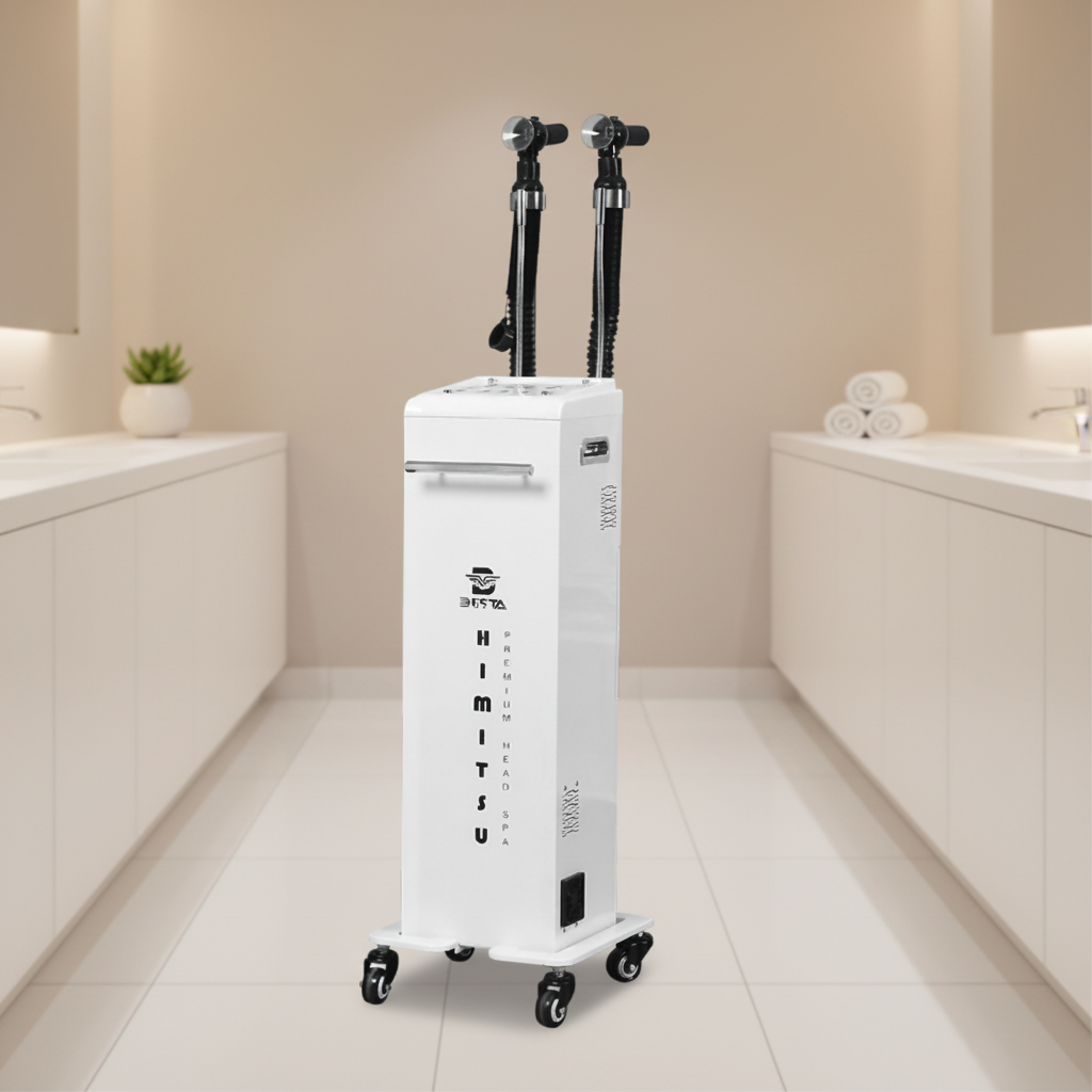 Professional Korean Hair Steamer Spa Machine Full-Automatic Function 110-240V Voltage Adjustable Temperature 40-65C 650W 1200ml