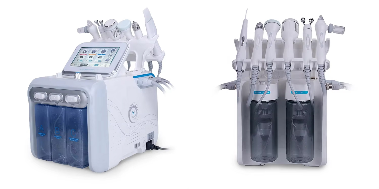 Factory price 6-in-1 Hydra Dermabrasion and Oxygen Jet Peel Machine H2O2 Oxigen Facial Care Skin Tghtening Beauty Equipment