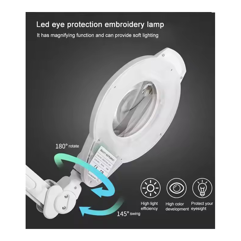 Top Beauty 10 1 Multifunctional High Accuracy Facial Beauty Machine Vacuum Facial Cleansing LED Magnifying Lamp Hot Steamer